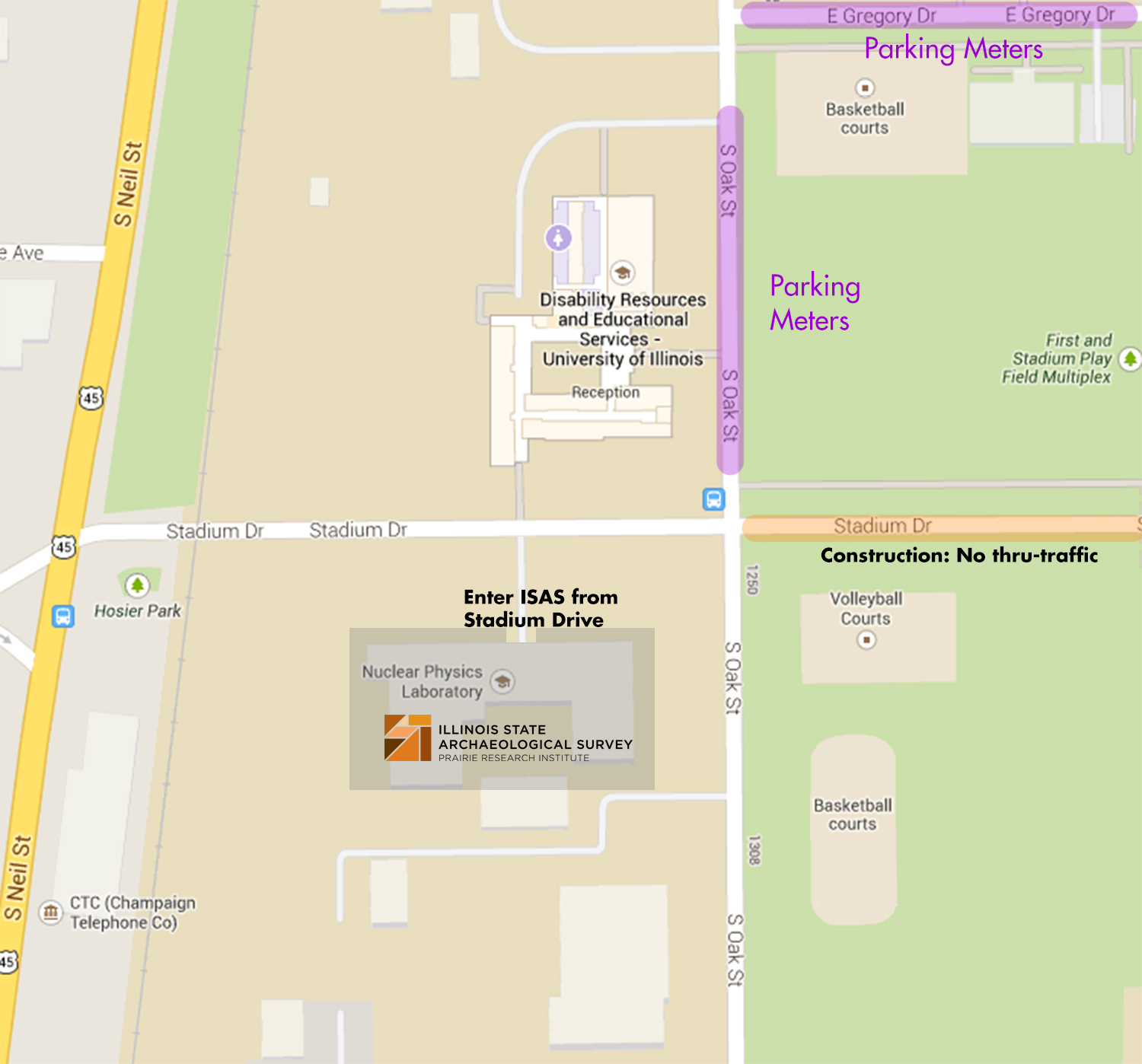 ISAS street parking map ISAS street parking map