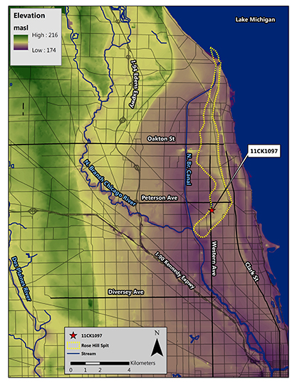 Elevation map