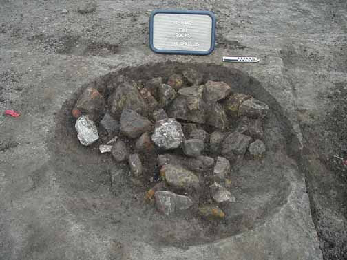 Fire-cracked rock concentration – Horseshoe Pond site