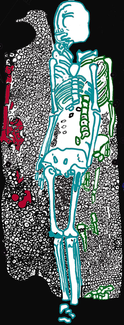 Bead Burial drawing Bead Burial drawing