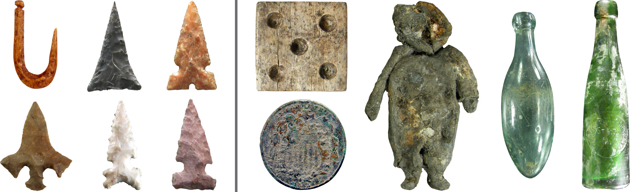Artifacts from the East St. Louis excavations
