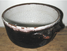 Faience brine cooking pot Faience brine cooking pot