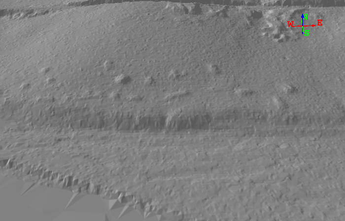 Oblique view of Shirland site with 2x vertical exaggeration