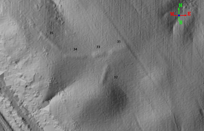 lidar derived image of same area